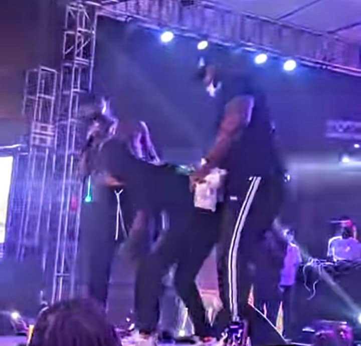 Nkechi Blessing Narrates How She Broke Her Leg During Wizkid's Live Performance