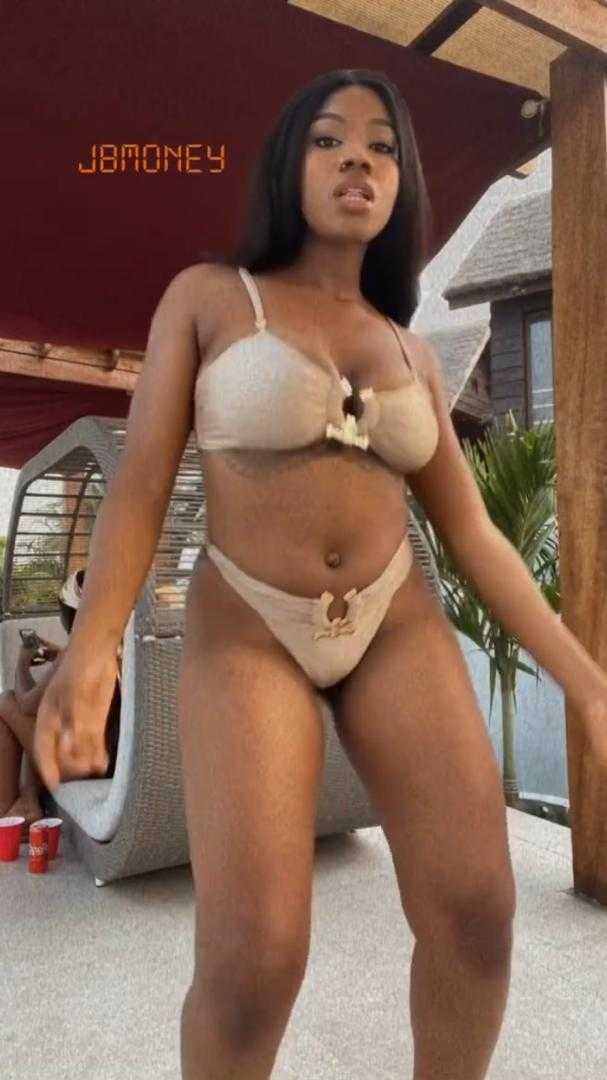 "She always look RAZZZ" - Reactions trail Angel's dance in bikini (Video)