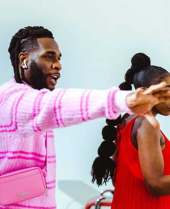 Burna Boy Pushed fan