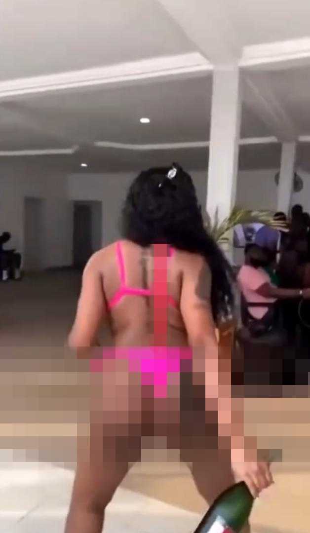 "She keeps disgracing her fans with excuse of being young and naive" - Angel bashed over dance in bikini (Video)