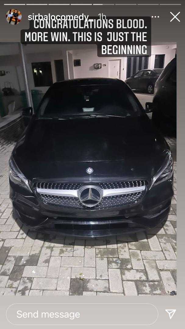 Cute Abiola acquires Mercedes Benz worth N12M following release from custody