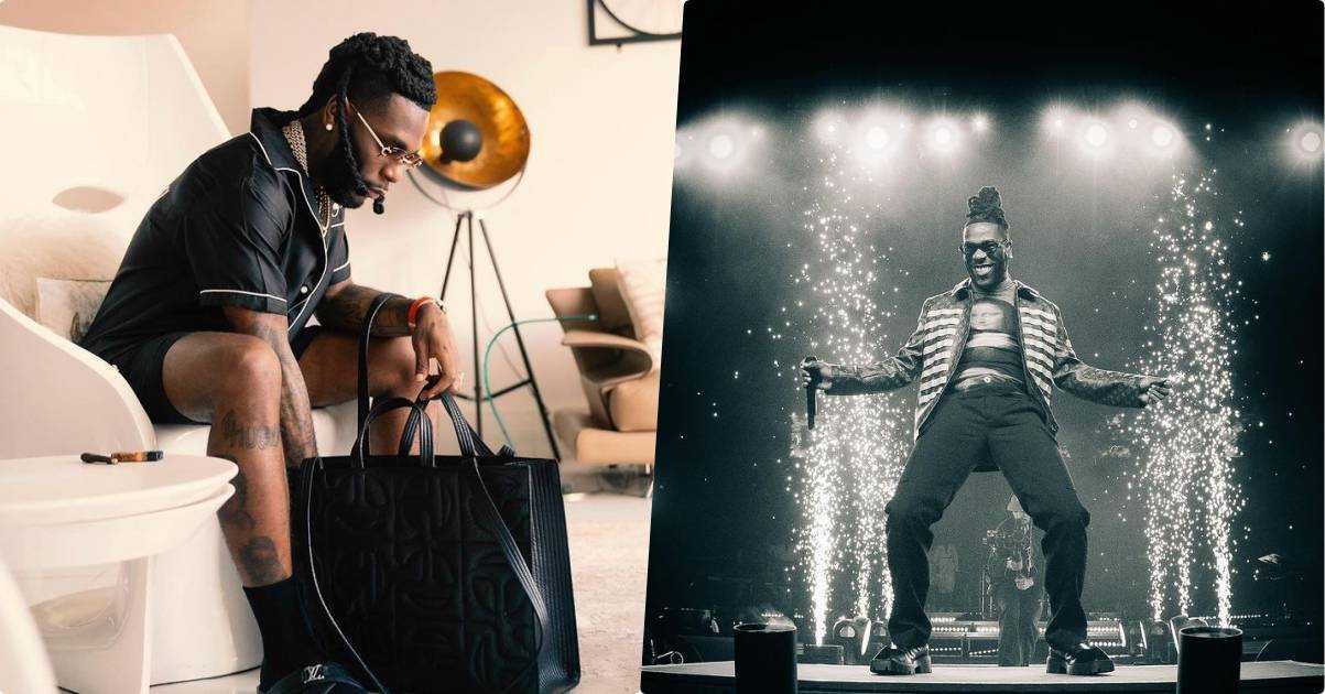 If you jump come stage, I fit enter you normally - Burna Boy jokingly sounds warning during concert (Video)