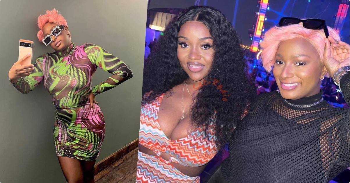 "This wig don see shege for Cuppy hand" - DJ's link up with Chioma Rowland in Dubai sparks reaction