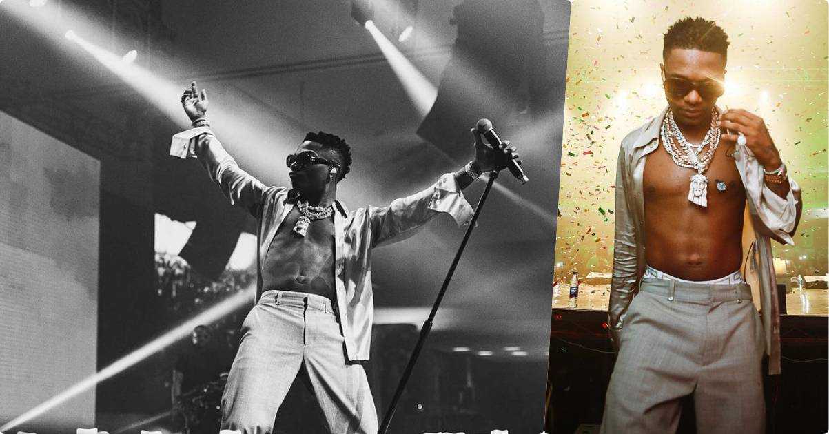 “It’s all love, Ghana and Nigeria we are one" - Wizkid quenches brawl during sold-out concert in Ghana (Video)