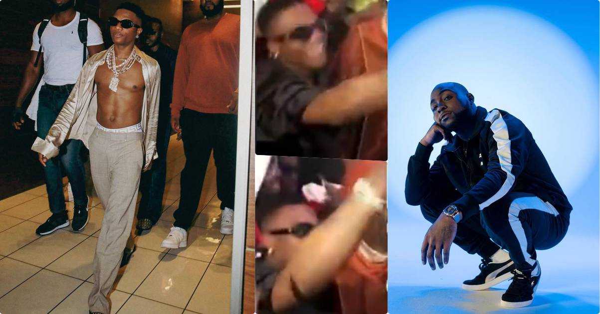 "Na we dey fight ourselves" - Fans confess as Wizkid jumps for joy to Davido's Champion Sound (Video)