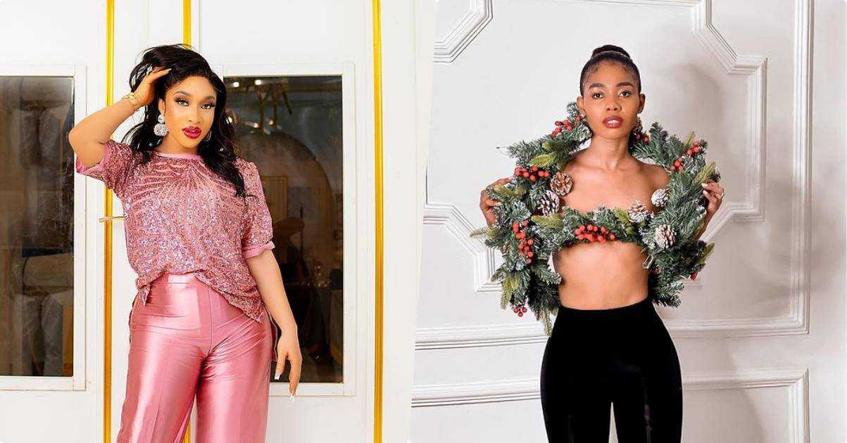 "Adulterous twerker, fight Kpokpogri, not me" -Tonto Dikeh fires back after being shaded by Janemena