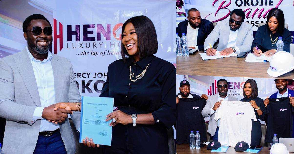 Mercy Johnson bags endorsement deal at husband's real estate company