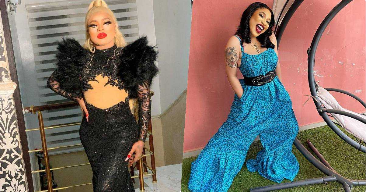 "The world needs to know you are broke" - Bobrisky exposes Tonto Dikeh's fake lifestyle, hate for other celebrities