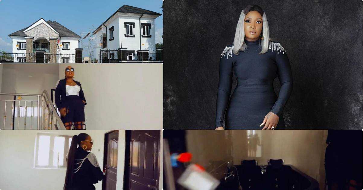 "My house is worth over N500M" - Blessing Okoro says as she unveils interior of her house (Video)
