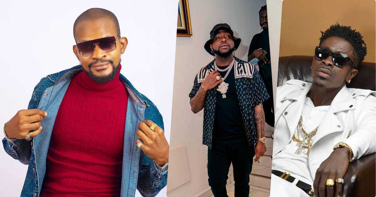 "Shatta Wale is angry because Davido refused to kiss him once" - Uche Maduagwu alleges