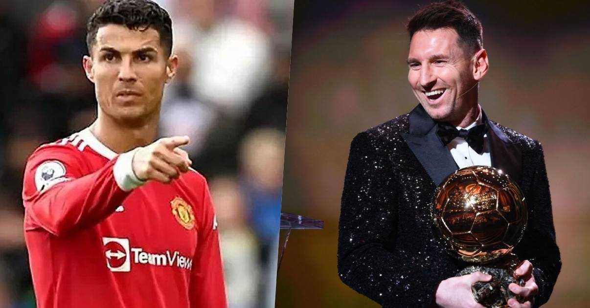 "CR7's Bitterness For Messi's Success Is Unbearable" - Reactions As Ronaldo Openly Criticizes Lionel Messi's Seventh Ballon d'Or