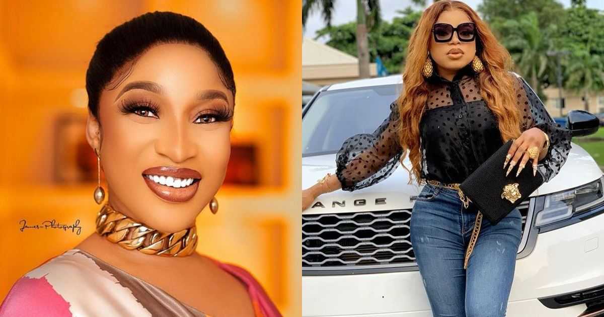 "I clean his bum with 2 packets of cotton wool" - Tonto Dikeh reveals the devastated state of Bobrisky's butt amid intense beef