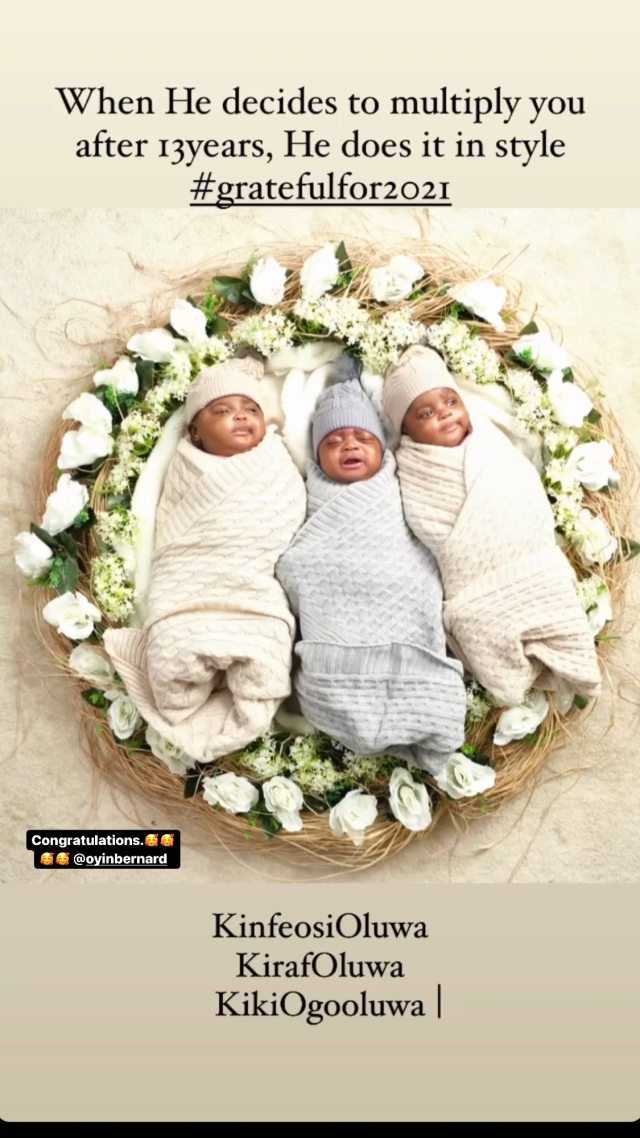 Couple triplets marriage years