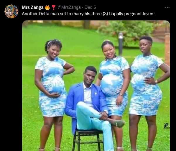 Delta Man is Allegedly Set to Marry Three PREGNANT Lovers