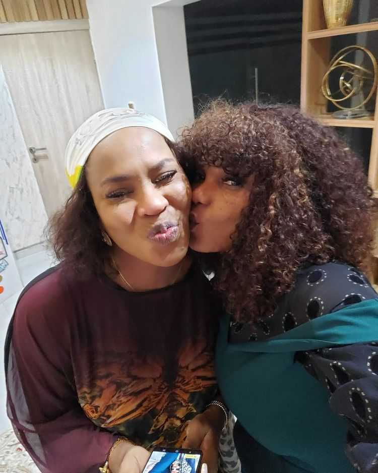 Iyabo Ojo and Fathia Balogun reconciles after two years of enmity 