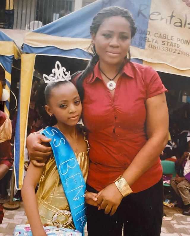 "Under your shadow, I feel the safest" - Regina Daniels says as she celebrates mother's birthday