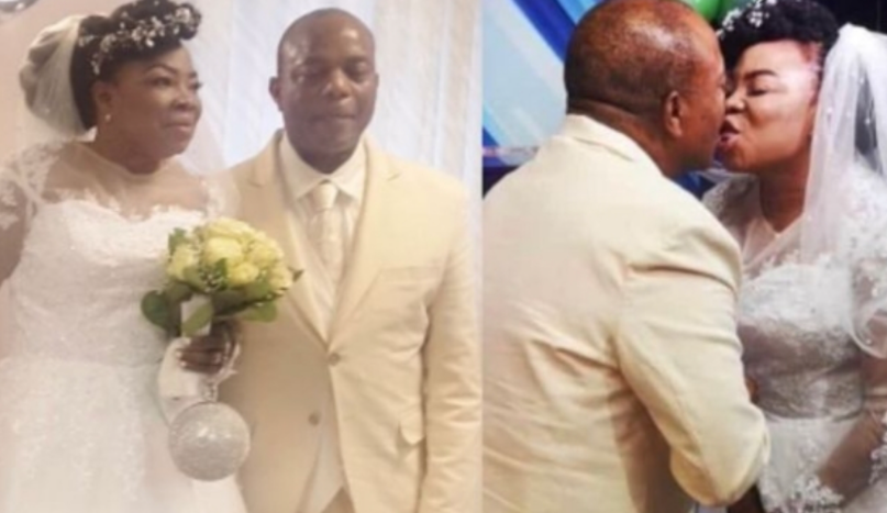 61-year-old woman weds