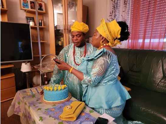 61-year-old woman weds