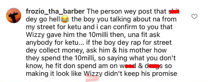 Alleged fake promise: Wizkid vindicated as eyewitness narrates how Ahmed's parents misused the N10m gift