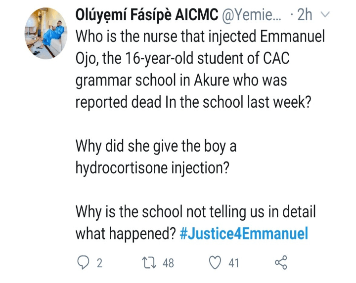 Cac grammar boy Emmanuel