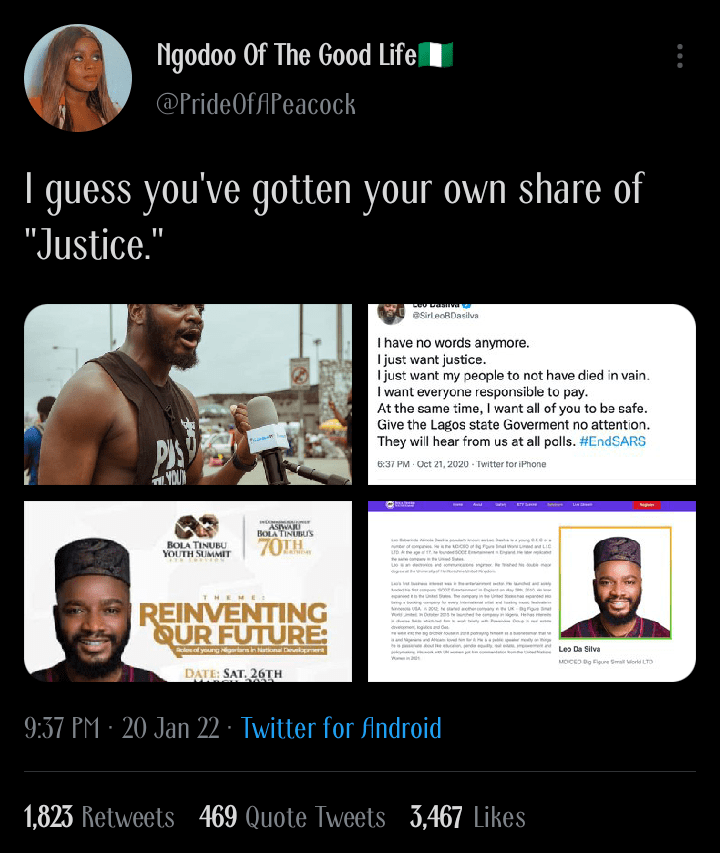 Leo Dasilva Bola Tinubu