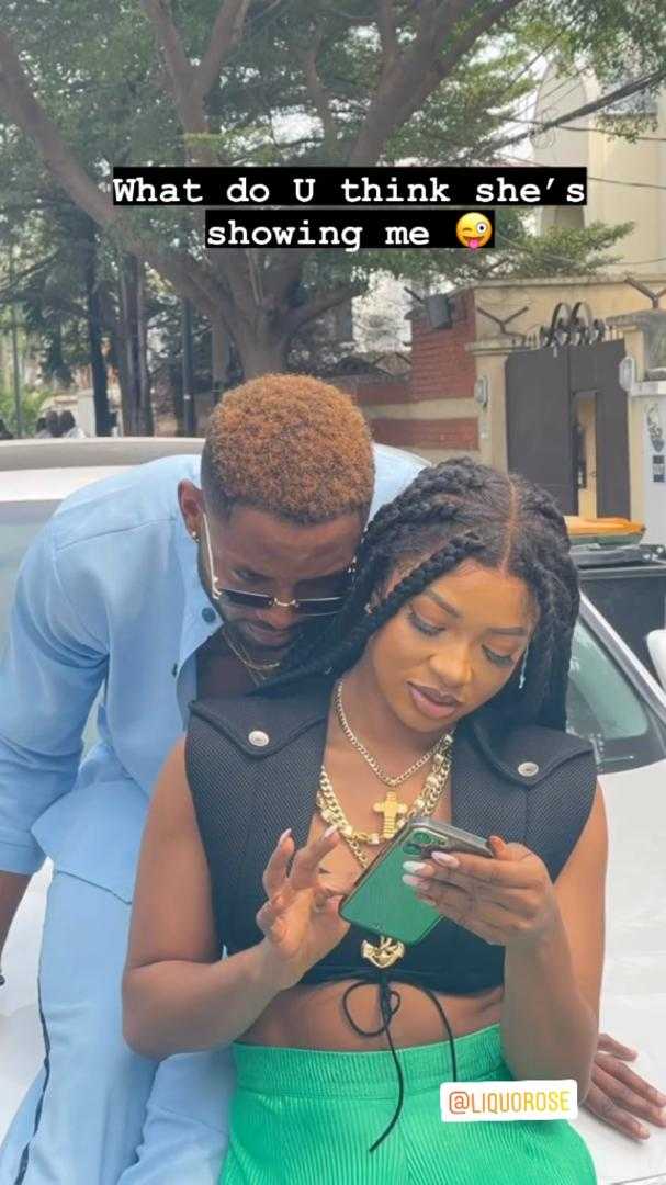 "This ship dey enter my eye" - Cross and Liquorose leave fans gushing for a 'ship' following adorable display (Video)