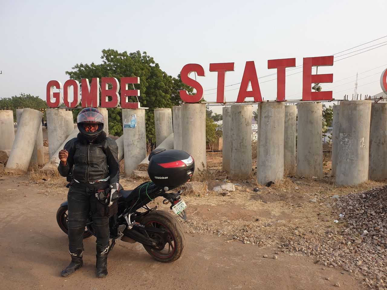 Lady travels across 22 states in Nigeria on bike in seven days