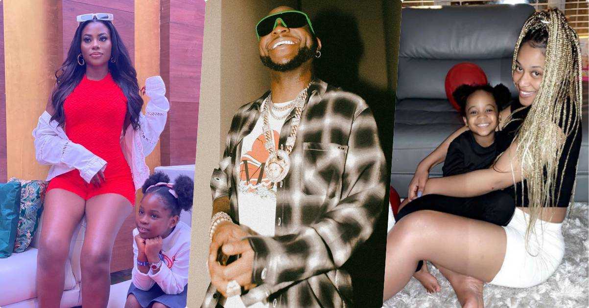 Davido enjoys blissful moment with baby mamas, Sophia and Amanda together in Ghana (Video)