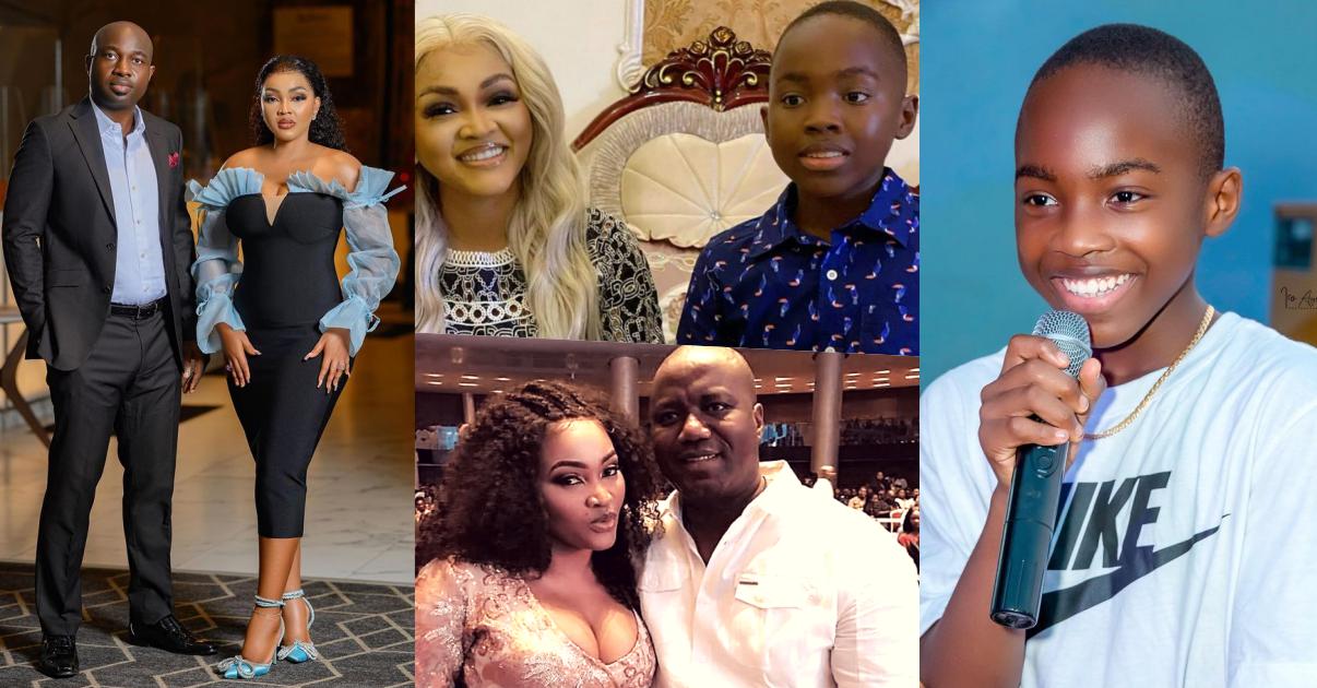 "If you know you know" - Reactions trail resemblance between Mercy Aigbe’s new husband and ex-husband's son