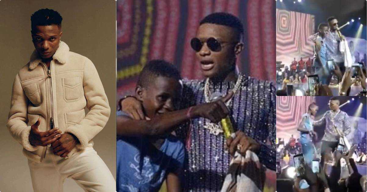 Wizkid called out for alleged audio signing to 12-year-old boy whom he promised N10M (Video)