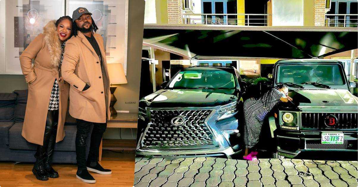 Toyin Abraham addresses those ridiculing husband after gifting himself Lexus SUV