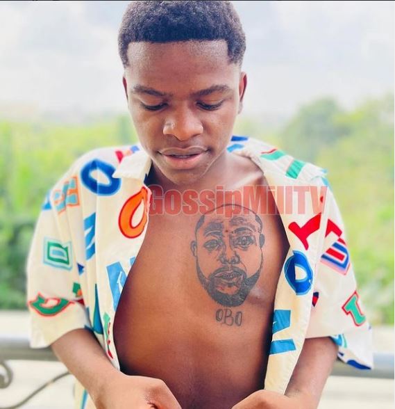 Davido Tattoo Man Fan