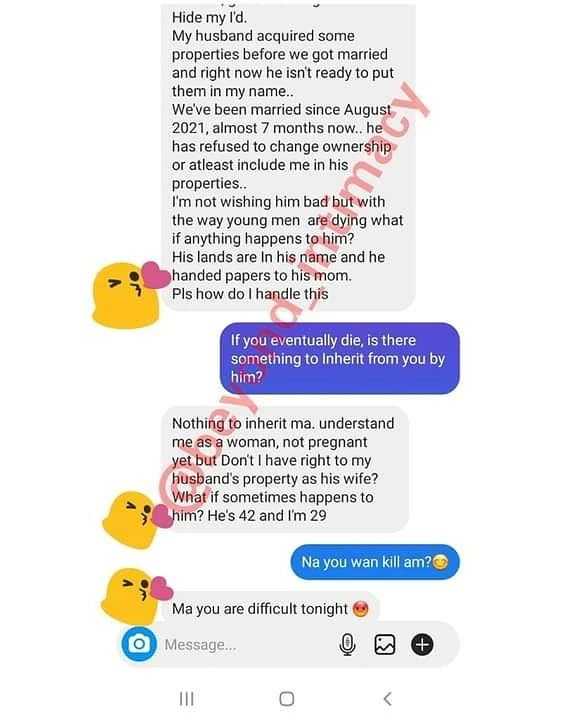 After seven months of marriage, wife calls out husband for refusing to include her name of his properties