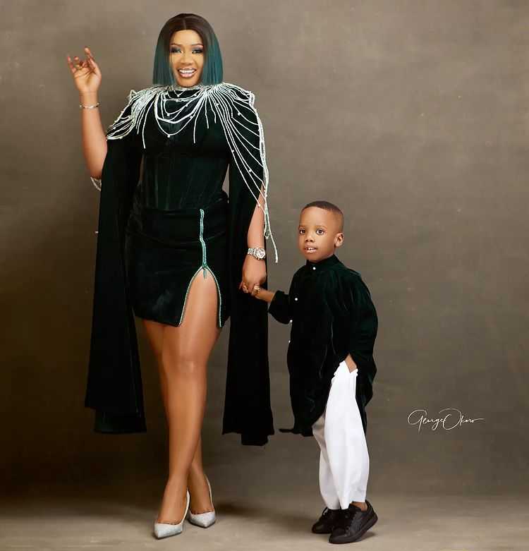 "February 26th is a very special day in our family" - Obi Cubana pens as he celebrates wife and son on their birthday