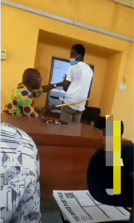 UNIUYO lecturer flogging student