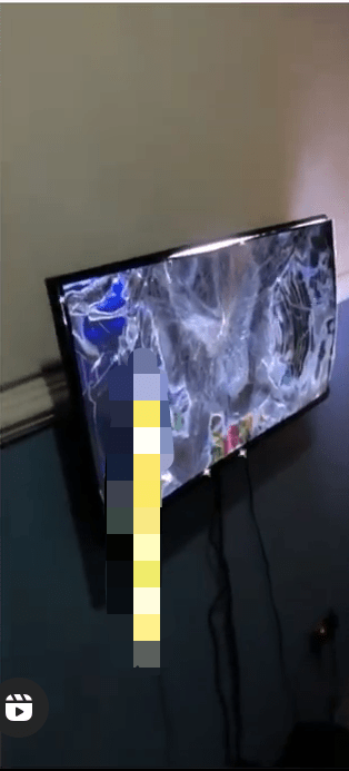 Chelsea fan smashes television in frustration following club's defeat to Liverpool (Video)