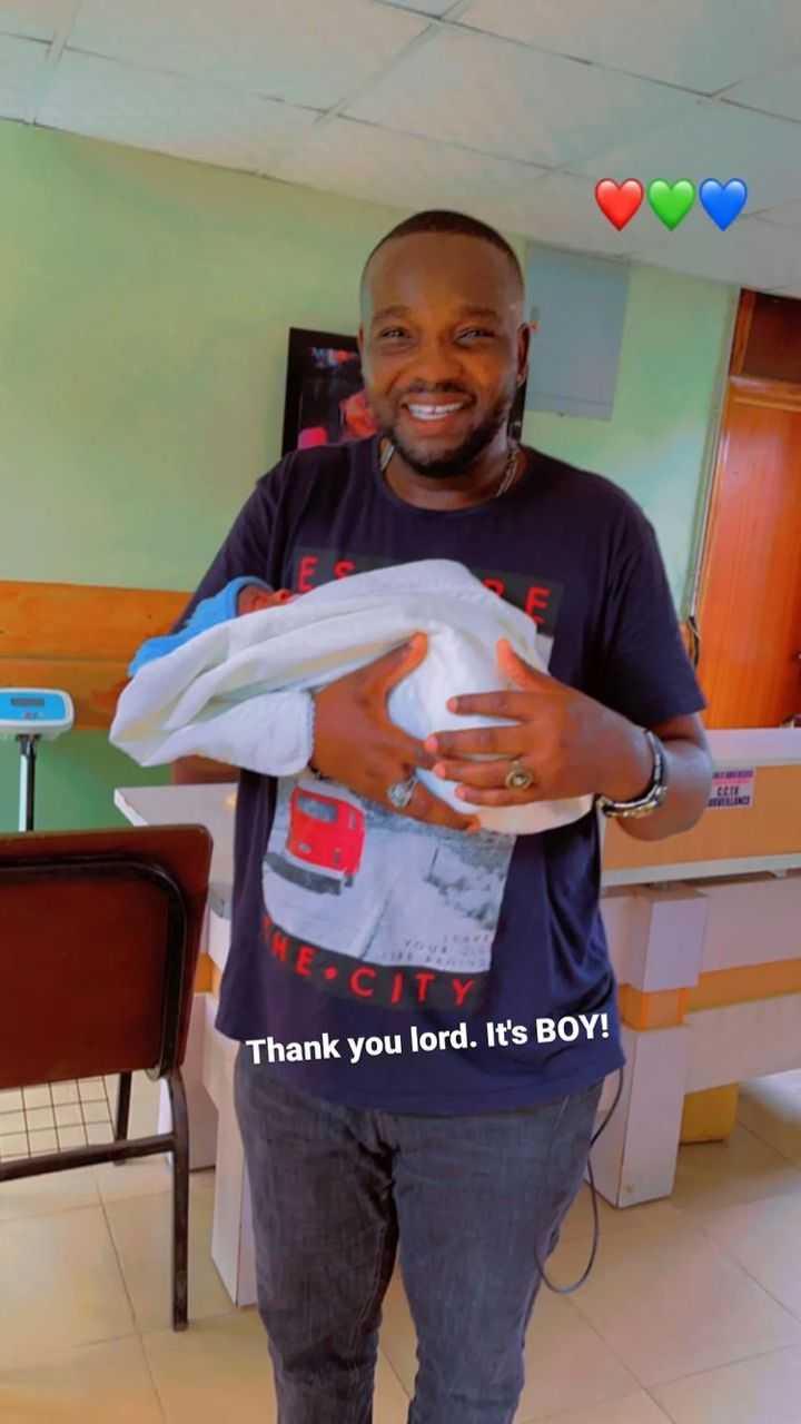 Yomi Fabiyi welcomes baby boy with wife (Video)