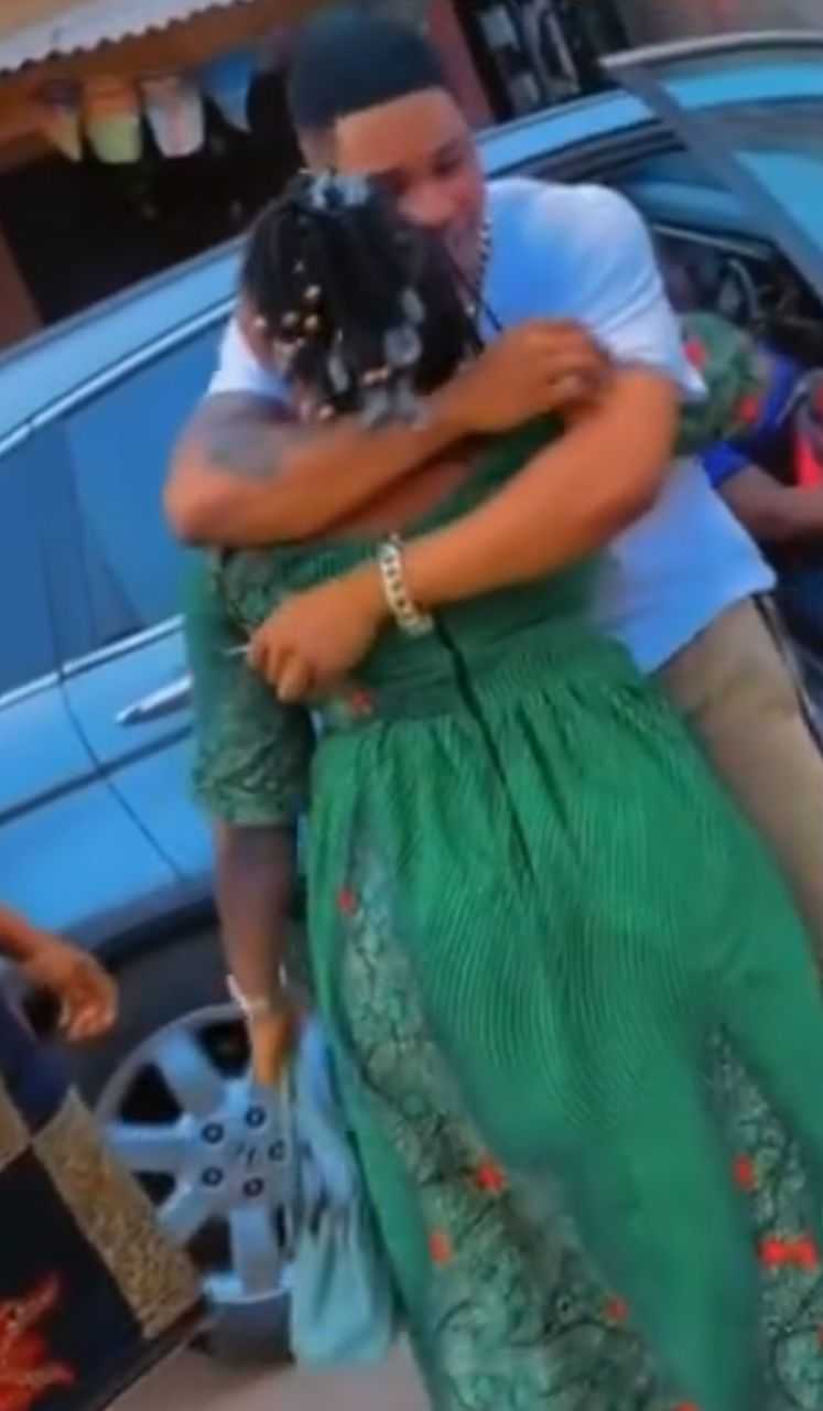 "Seeing my mum happy is my greatest happiness" - Man says as he gifts mother new car (Video)