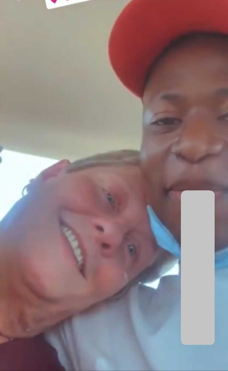 "Person mama, no be so bros" - Reactions trail romantic moment young man welcomes American lover to Nigeria (Video)