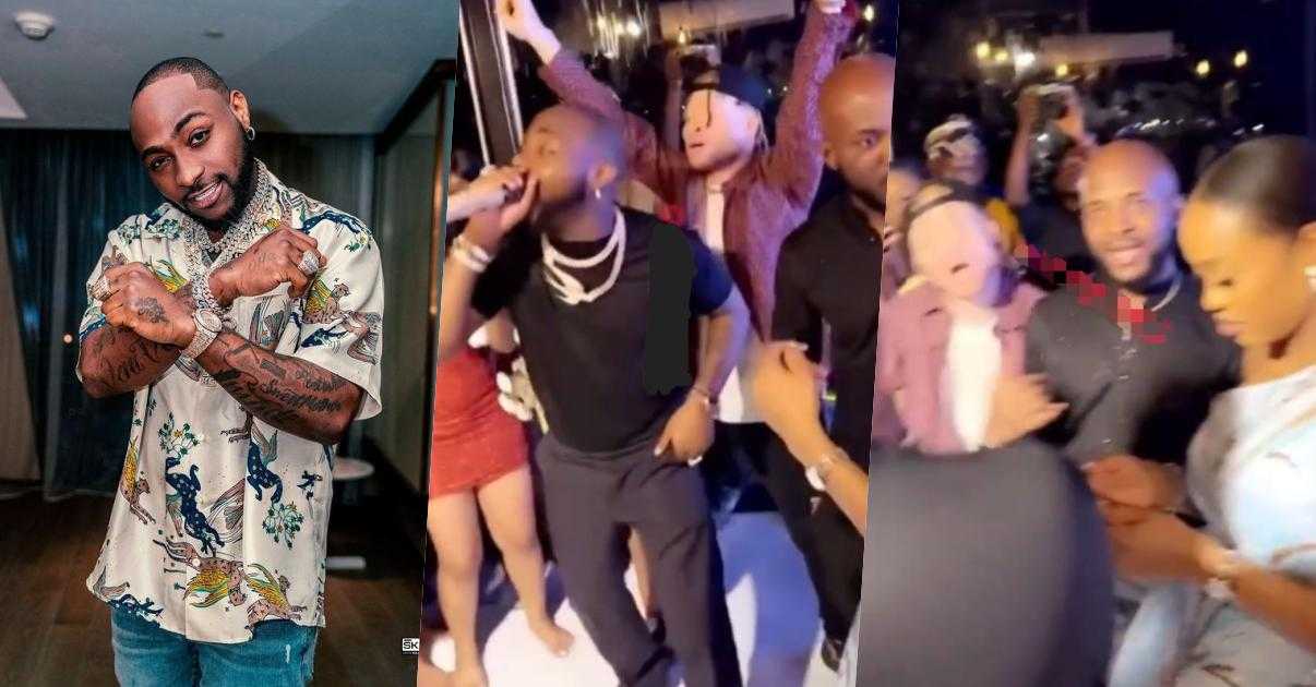 "I don’t want to hear that Chioma and Davido are not together again" - Reactions as singer performs at wedding of Chioma's sister (Video)