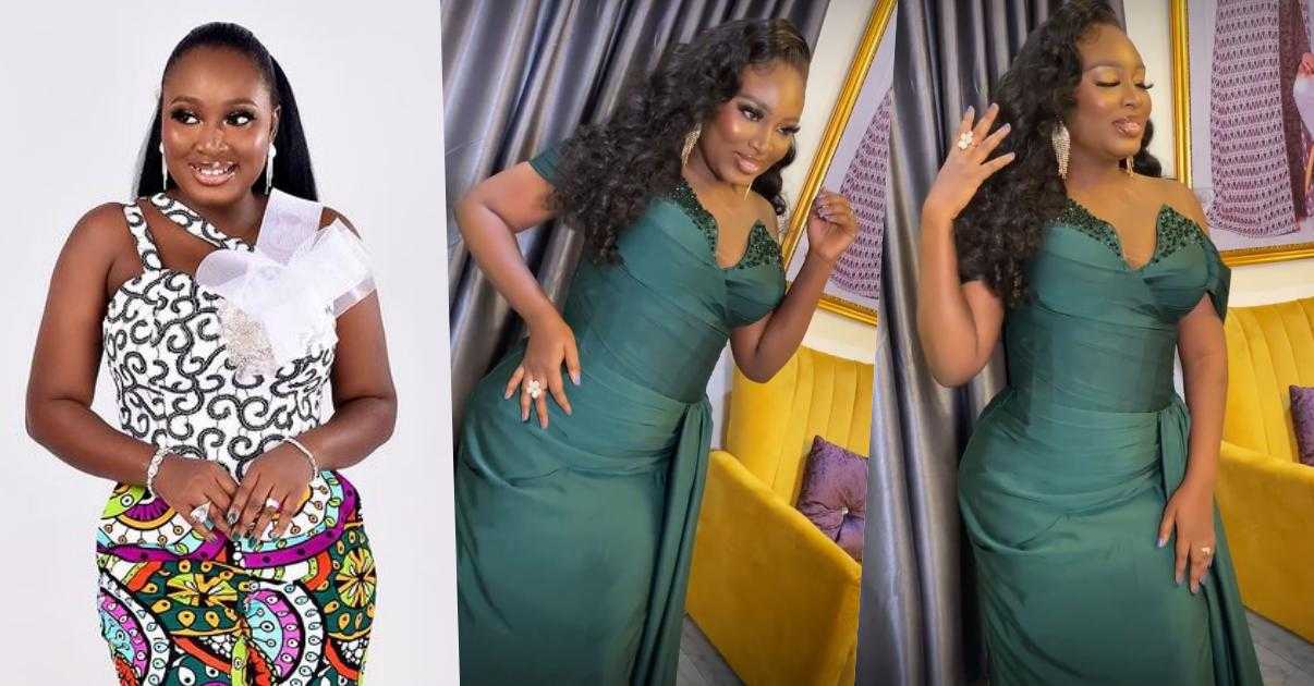 "Allow the baby breathe" - Speculations as Mo'Bimpe steps out in 25-steel waist trainer (Video)