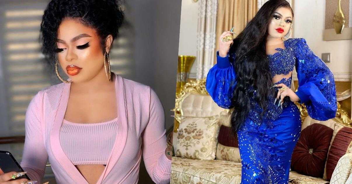 Bobrisky makes fun of man who insulted her for snubbing his advances (Screenshots)