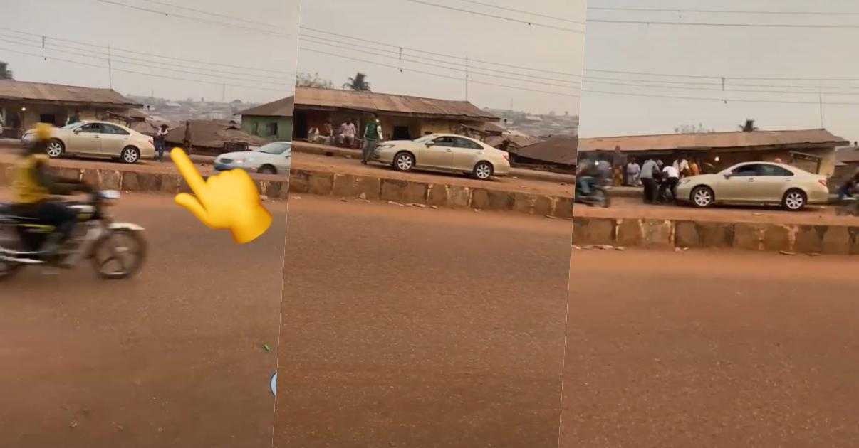 Suspected ritualist nabbed while attempting to run after allegedly dropping lady who ran mad on the spot (Video)