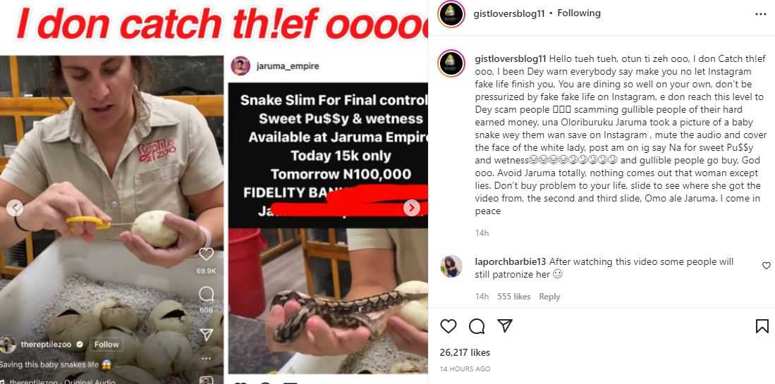 Jaruma Scam Crime Products