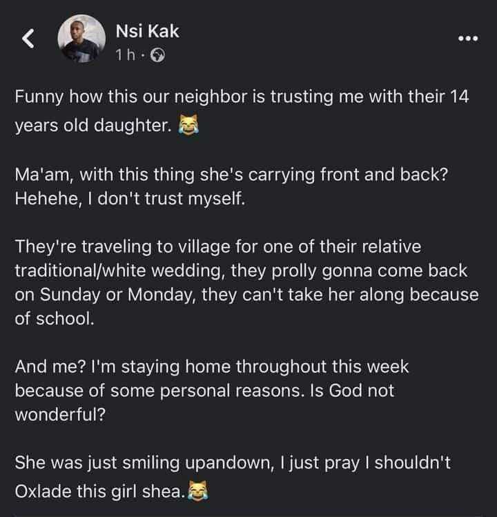 Neighbour daughter Oxlade Man