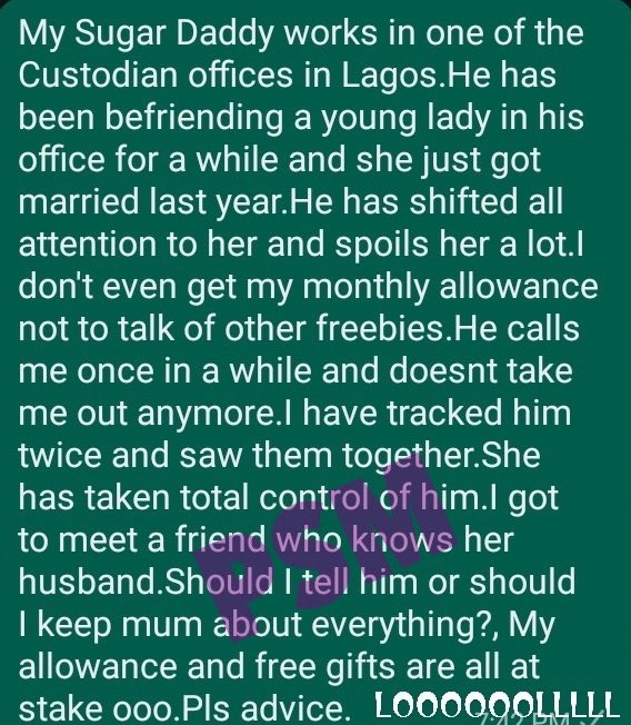 Sugar daddy lady husband