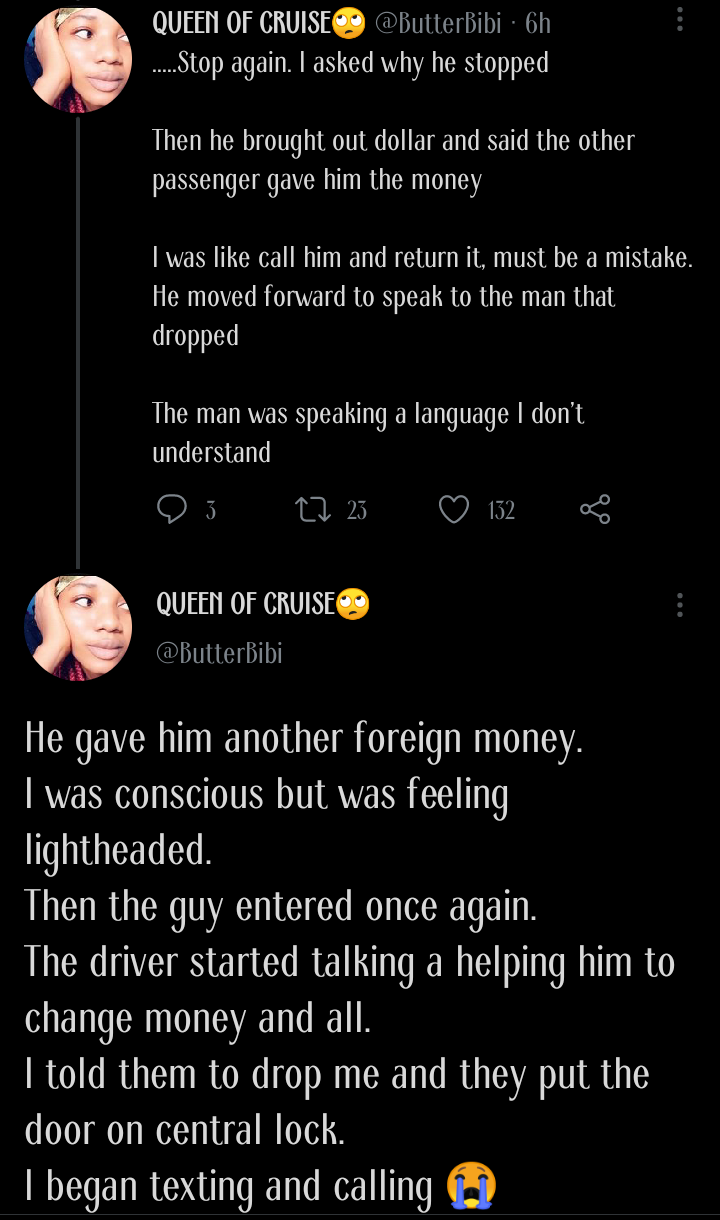 Lagos kidnappers lady escape