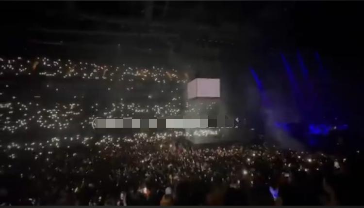 Watch Davido's grand entrance at the London's O2 concert (Video)
