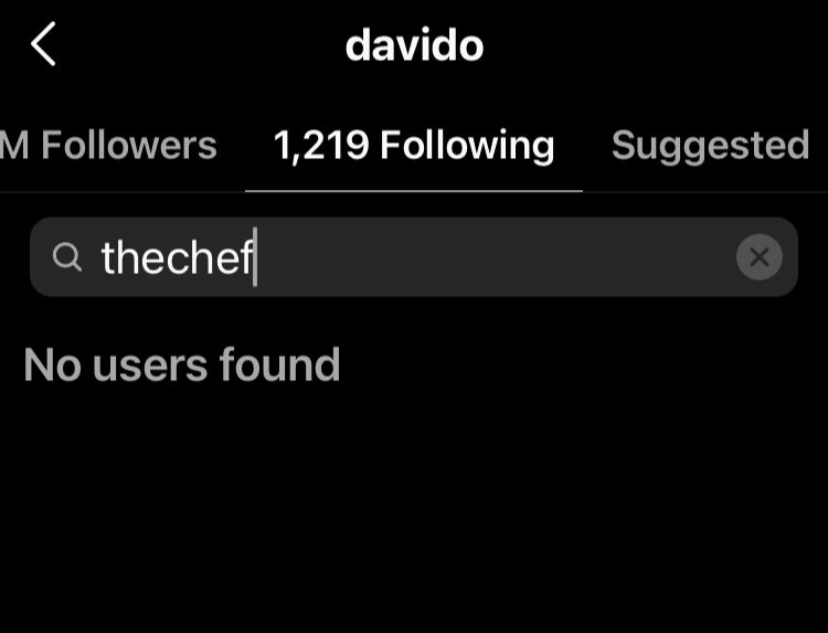 Davido and Chioma unfollow one another on Instagram amidst Ubi Franklin 'nanny' saga