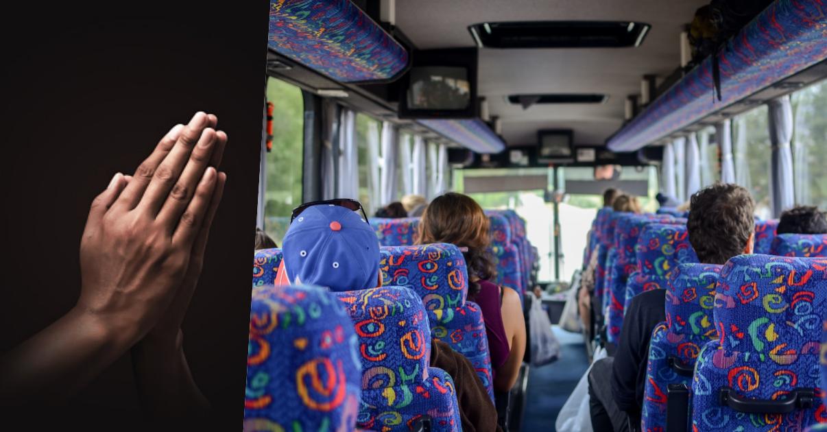 Man narrates encounter with religious people who prayed loudly on bus but slammed him for praying traditionally
